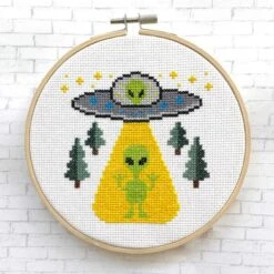 We Are Not Alone Counted Cross Stitch Kit