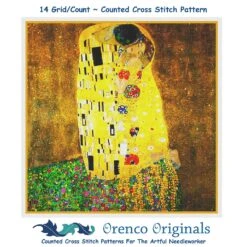 Art Nouveau Artist Gustav Klimt The KISS Counted Cross Stitch Pattern 27 Art Nouveau Artist Gustav Klimt The KISS Counted Cross Stitch Pattern -Michaels Stores 16231233899977 2