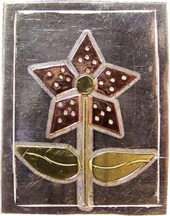 Puffin & Company Pinwheel Flower Block Needle Nanny Magnetic Needle Minder Holder, Brooch Multicolor -Michaels Stores 16231237779497 2