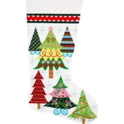 Alice Peterson Home Creations Holiday Edition Needlepoint Stocking Kit- Merry Christmas Trees- Large, Deluxe SizeÂ… 7 Alice Peterson Home Creations Holiday Edition Needlepoint Stocking Kit- Merry Christmas Trees- Large, Deluxe SizeÂ… -Michaels Stores 163281043273 2