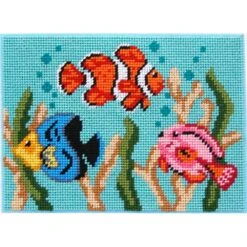 Tropical Fish - Needlepoint Kit Multicolor