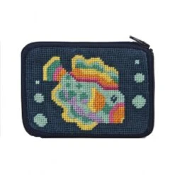 Coin Purse - Tropical Fish - Needlepoint Kit Multicolor -Michaels Stores 163323510601 2