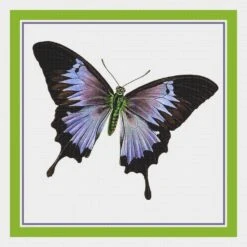 Lavender Purple Black Butterfly Counted Cross Stitch Chart Pattern 18 Lavender Purple Black Butterfly Counted Cross Stitch Chart Pattern -Michaels Stores 16531872754993