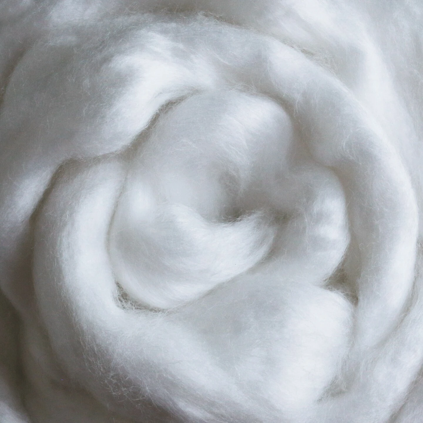 2oz Pearl Infused Cellulose Fiber: Natural White, Undyed, Unbleached, Soft Combed Top Roving 3 2oz Pearl Infused Cellulose Fiber: Natural White, Undyed, Unbleached, Soft Combed Top Roving