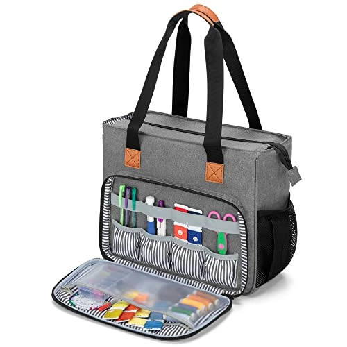 Embroidery Project Carrying Bag, Embroidery Kits Storage Bag (Bag Only), Gray 3 Embroidery Project Carrying Bag, Embroidery Kits Storage Bag (Bag Only), Gray