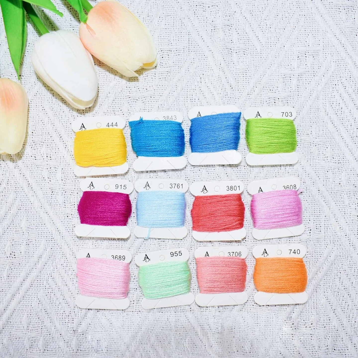 Embroidery Floss - 276pcs Embroidery Thread And Accessories - Colors Are Labeled With Std Codes - Perfect Thread For Cross Stitch, Hand Embroidery 12 Embroidery Floss - 276pcs Embroidery Thread And Accessories - Colors Are Labeled With Std Codes - Perfect Thread For Cross Stitch, Hand Embroidery - Image 10