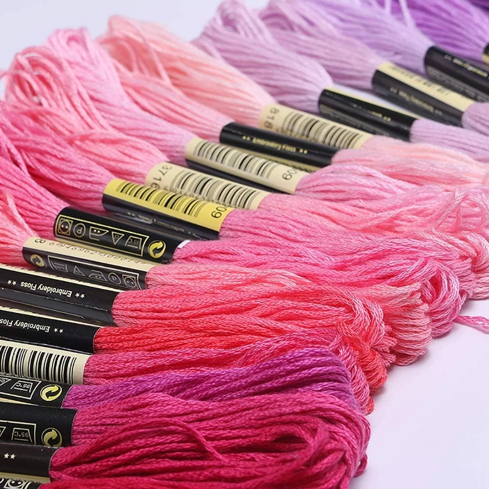 Premium Rainbow Color Embroidery Floss 140 Skeins Per Pack 5 Premium Rainbow Color Embroidery Floss 140 Skeins Per Pack - Image 4
