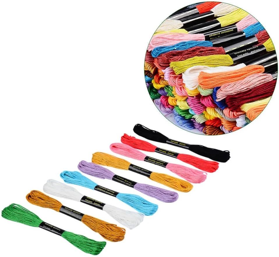 124 Skeins Embroidery Floss 12 124 Skeins Embroidery Floss - Image 10