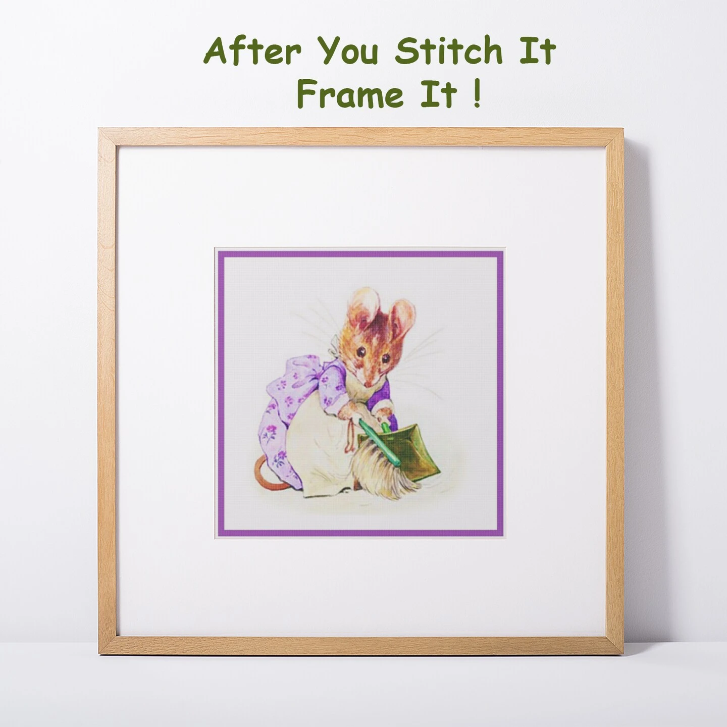 Hunca Munca Mouse Inspired By Beatrix Potter Counted Cross Stitch Pattern 15 Hunca Munca Mouse Inspired By Beatrix Potter Counted Cross Stitch Pattern - Image 13