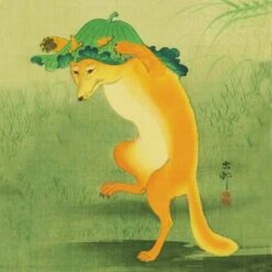 Japanese Ohara Shoson's The Dancing Fox Detail Square Counted Cross Stitch Pattern 18 Japanese Ohara Shoson's The Dancing Fox Detail Square Counted Cross Stitch Pattern -Michaels Stores 1855712503915