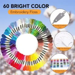Embroidery Floss 60 Skeins Per Pack For Cross Stitch Threads,Embroidery Thread For Friendship Bracelet Making,Embroidery String For Craft -Michaels Stores 190439360947600