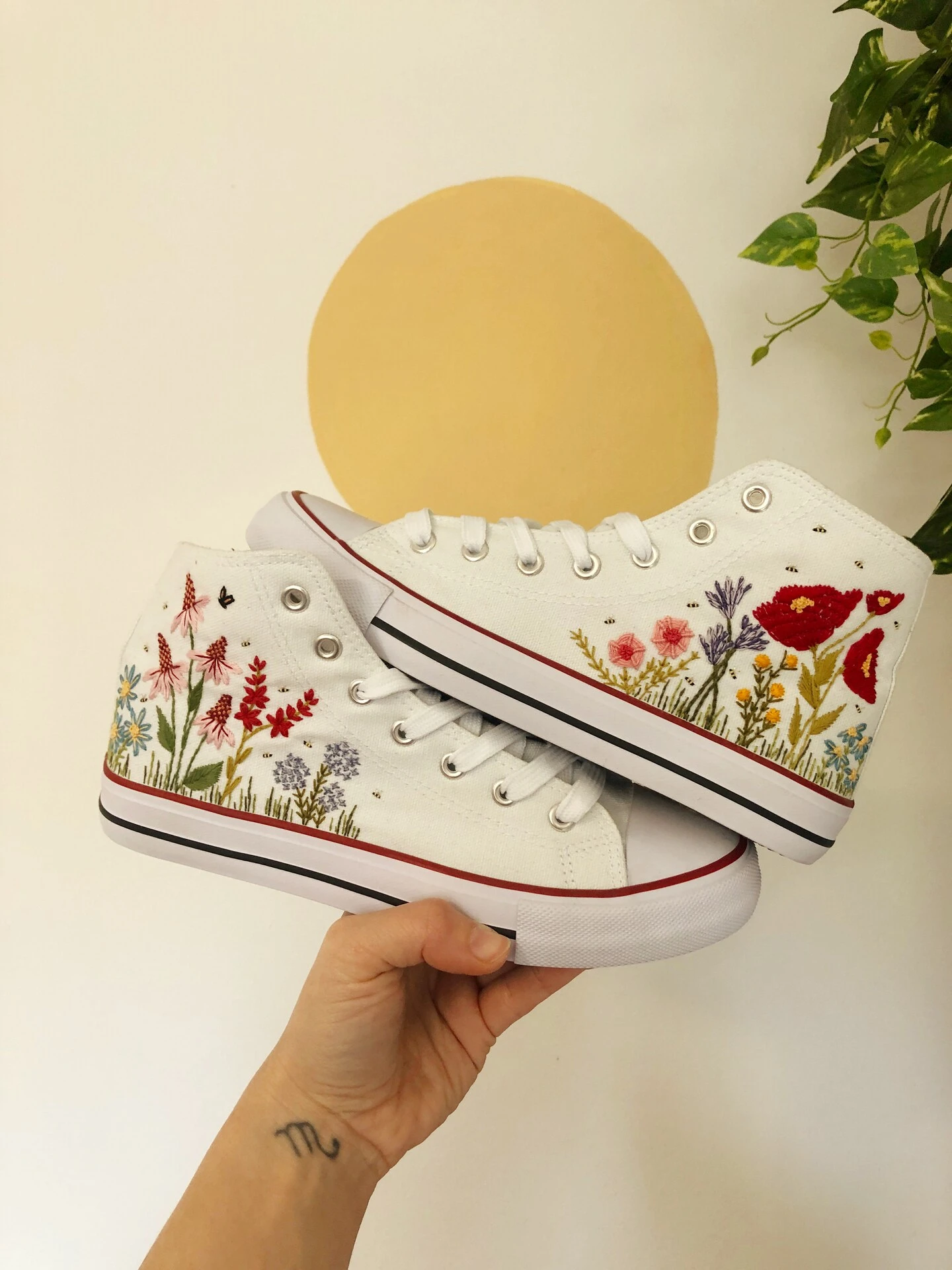 DIY Embroidered Shoes- Hand Embroidery DIY Book 19 DIY Embroidered Shoes- Hand Embroidery DIY Book - Image 17