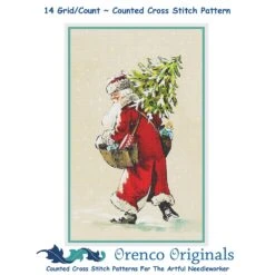 Father Christmas Santa Claus 92 Counted Cross Stitch Pattern -Michaels Stores 221975845765600 1