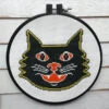Vintage Halloween Black Cat Counted Cross Stitch DIY KIT Intermediate 2 Vintage Halloween Black Cat Counted Cross Stitch DIY KIT Intermediate -Michaels Stores 224528735256480