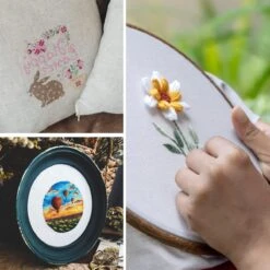 Friendship Bracelet String Kits With Organizer Storage Box, 110 Colors Embroidery Floss 52Pcs Cross Stitch Tools-Labeled With Embroidery Thread Numbers For Bobbins Great Production Gift -Michaels Stores 224734608991536 2