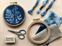 Cyanotype Botanicals - Botanical Embroidery Kit For Beginners 16 Cyanotype Botanicals - Botanical Embroidery Kit For Beginners -Michaels Stores 226163921752272