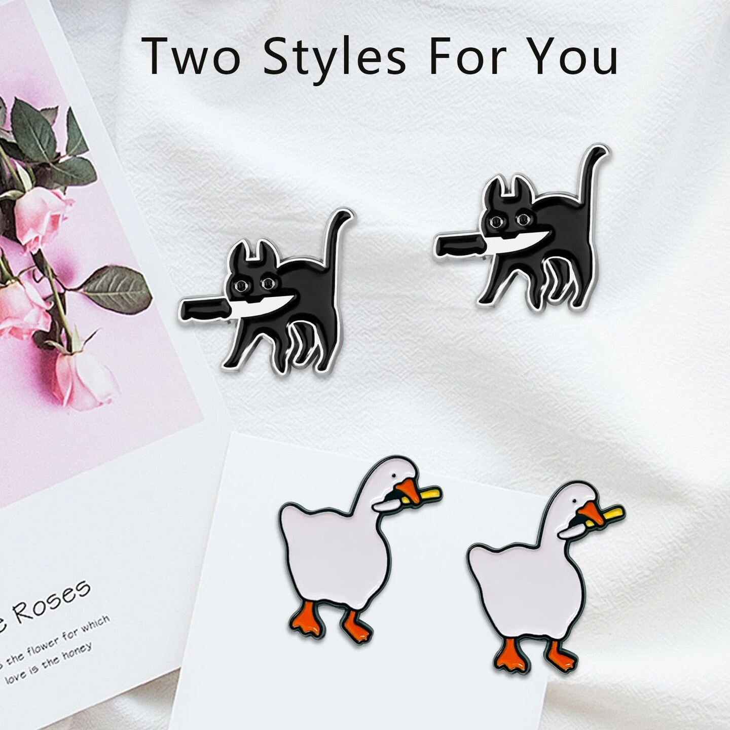 2pcs Funny Black Cat Needle Minder, Needle Minder Magnet, Magnetic Needle Nanny Needlework Accessories 4 2pcs Funny Black Cat Needle Minder, Needle Minder Magnet, Magnetic Needle Nanny Needlework Accessories - Image 2