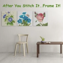 Orenco Originals Redoute Blue Yellow Iris Flower -Square Counted Cross Stitch Pattern 26 Orenco Originals Redoute Blue Yellow Iris Flower -Square Counted Cross Stitch Pattern -Michaels Stores 2444109375963 1