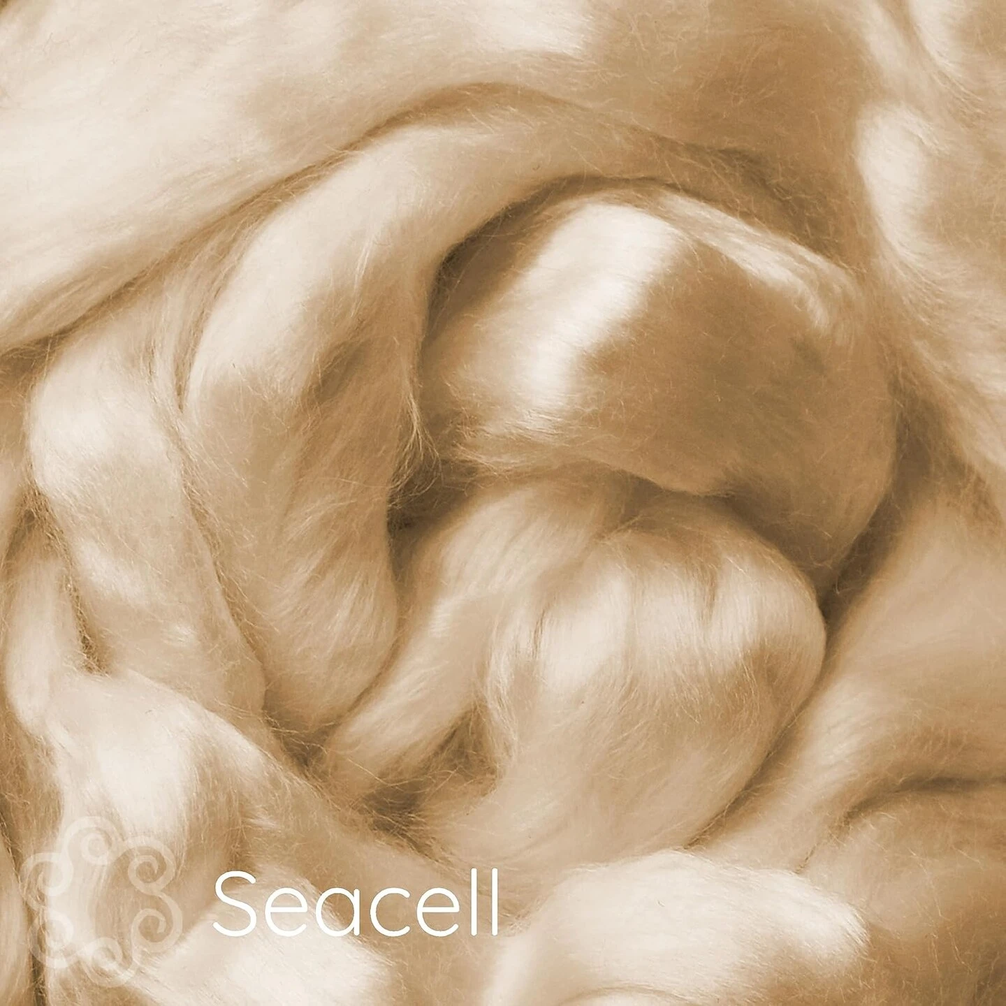 2oz Seacell Fiber: Natural White Undyed Combed Top Roving. Plant Based, Eco Friendly, Vegan 4 2oz Seacell Fiber: Natural White Undyed Combed Top Roving. Plant Based, Eco Friendly, Vegan - Image 2