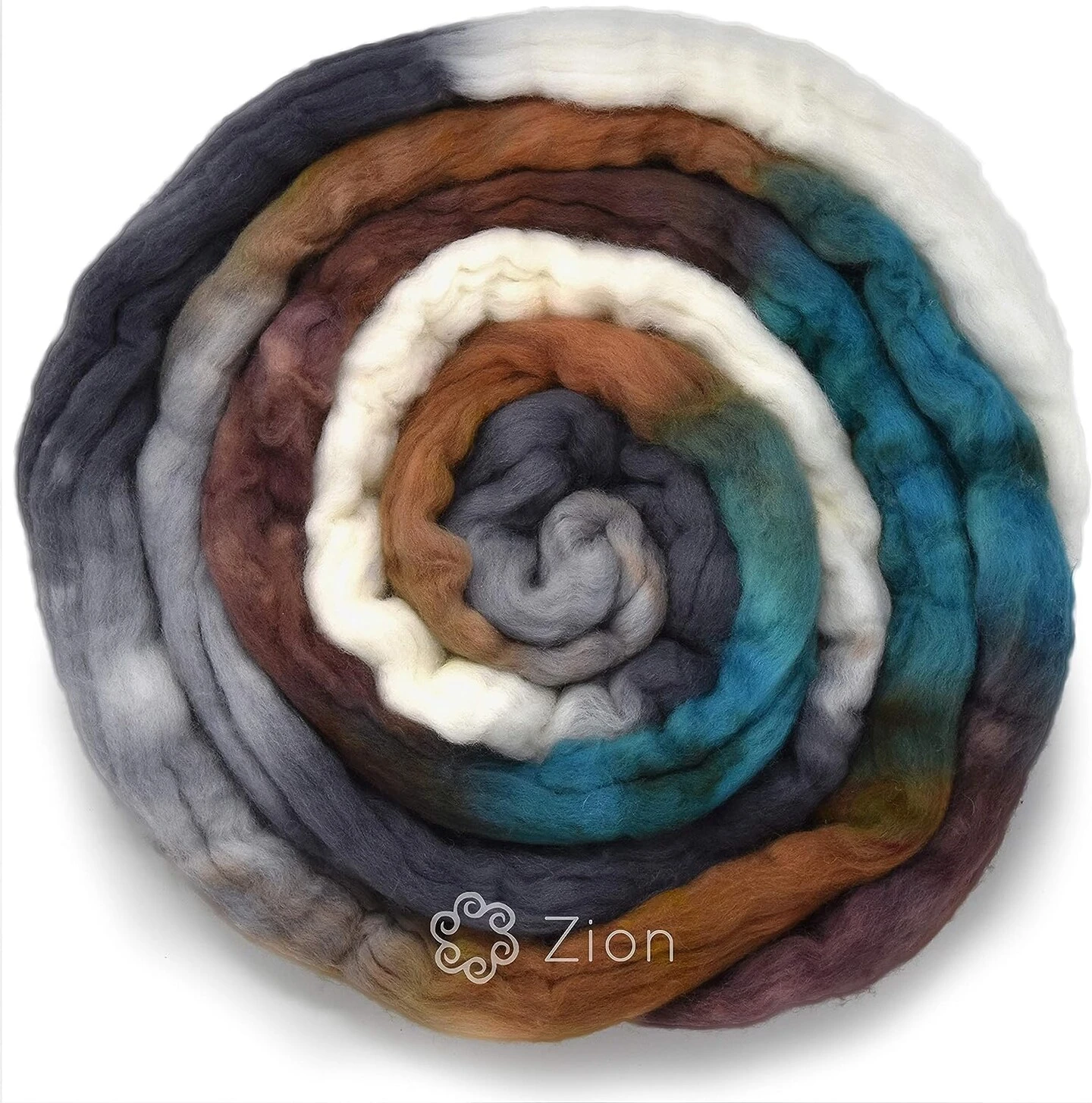 Organic Falkland Wool, Artisan Combed Top Roving: Premium Hand Dyed Fiber Braid For Spinning, Felting, Weaving. 4oz Double Dip Zion 11 Organic Falkland Wool, Artisan Combed Top Roving: Premium Hand Dyed Fiber Braid For Spinning, Felting, Weaving. 4oz Double Dip Zion - Image 9