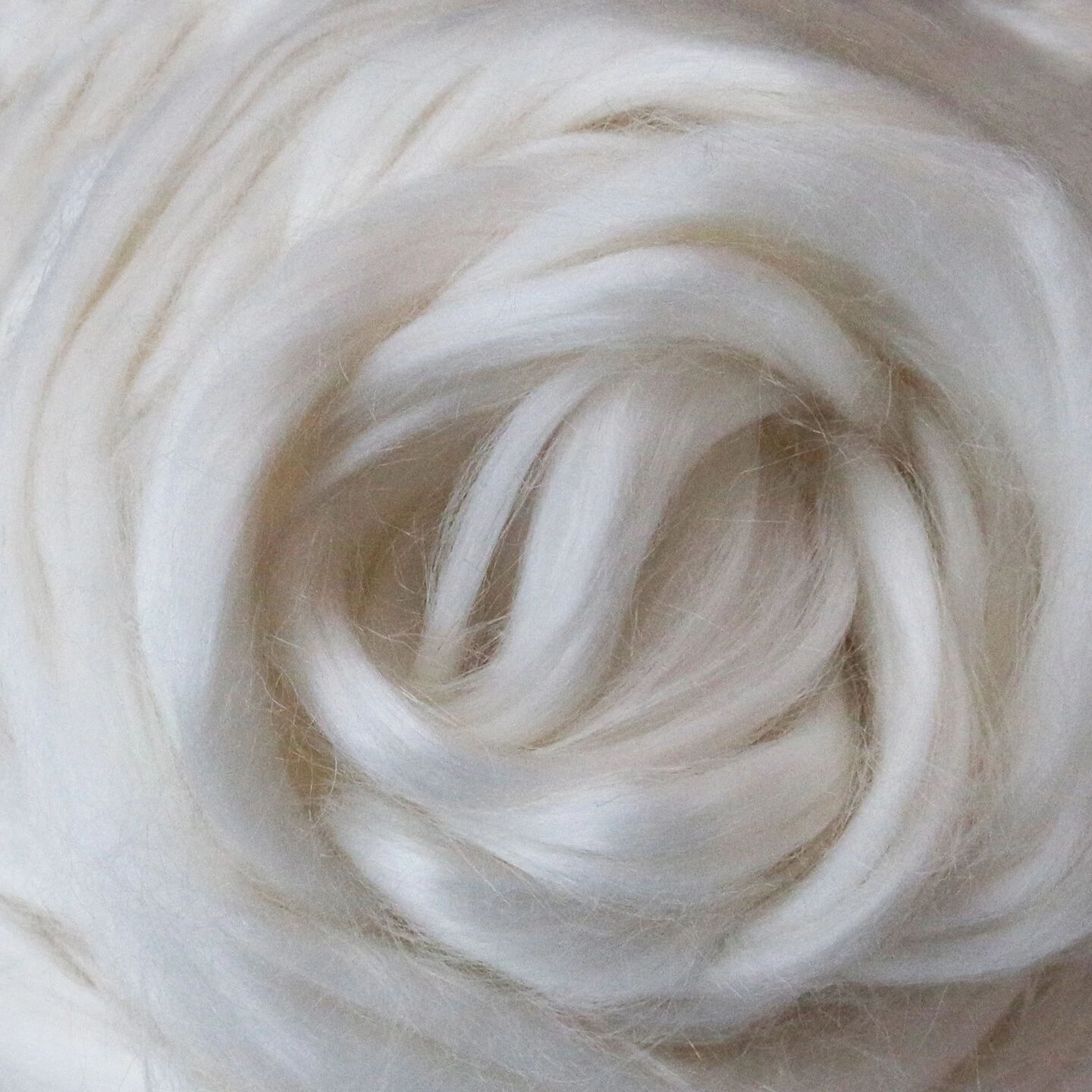 2oz Ramie Fiber: Natural White Undyed Combed Top Roving. Plant Based, Eco Friendly, Vegan 12 2oz Ramie Fiber: Natural White Undyed Combed Top Roving. Plant Based, Eco Friendly, Vegan - Image 10