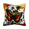 Latch Hook Cushion Kit "Butterfly" 4060