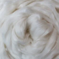 2oz Ingeo Corn Fiber: Natural White Undyed Combed Top Roving. Plant Based, Eco Friendly, Vegan -Michaels Stores 26231332856848 2