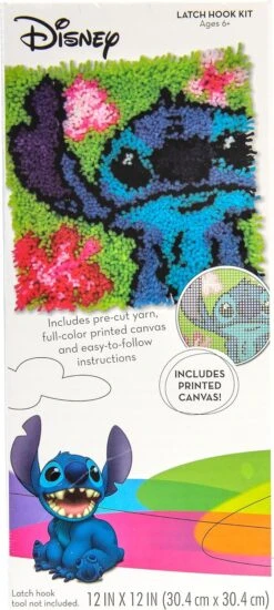 Lilo And Stitch Latch Hook Kit - Finished 12'' X 12'' (Multicolor) 22 Lilo And Stitch Latch Hook Kit - Finished 12'' X 12'' (Multicolor) -Michaels Stores 268304413769392 2