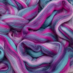 Colorful Designer Merino Wool Combed Top Roving For Spinning And Felting. Limited Edition. Alicorn Dream -Michaels Stores 269574786252816 2