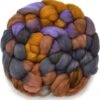 Organic Falkland Wool, Artisan Combed Top Roving: Premium Hand Dyed Fiber Braid For Spinning, Felting, Weaving. 4oz Double Dip Yellowstone