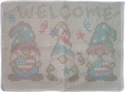 Latch Hook Kits For Adults Kids Tapestry Kits DIY Needlework Doormat Creative Gift Home Decoration 20.5Inch X13.8Inch (Gray) -Michaels Stores 273727228204720 1