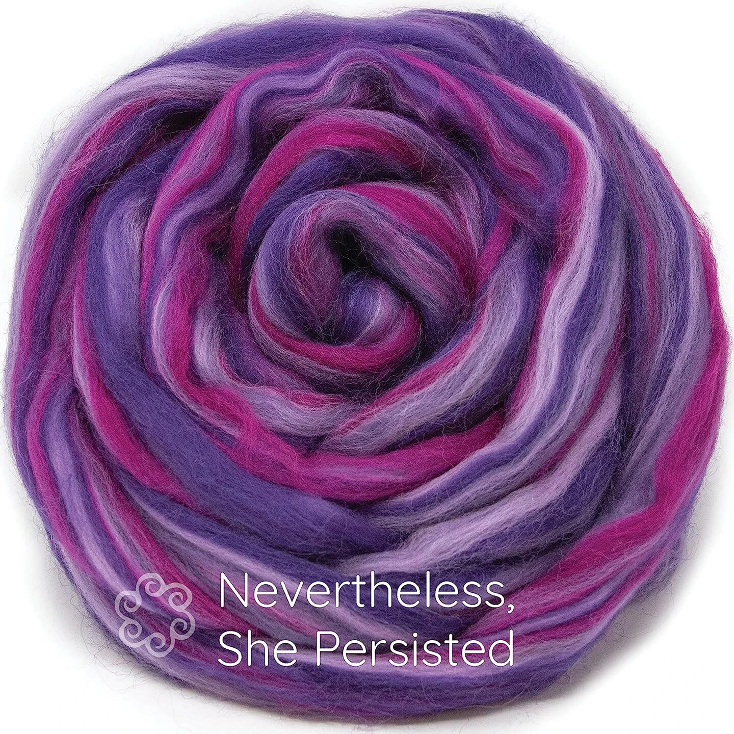 100% Merino Wool Roving. Soft Colorful Combed Top Roving For Felting, Spinning, Fiber Arts. She Persisted 8 100% Merino Wool Roving. Soft Colorful Combed Top Roving For Felting, Spinning, Fiber Arts. She Persisted - Image 6
