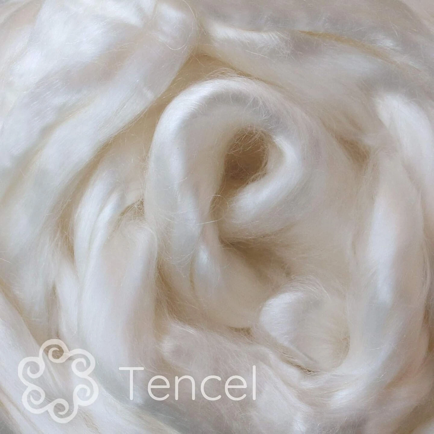 2oz Tencel Fiber: Natural White Undyed Combed Top Roving. Plant Based, Eco Friendly, Vegan 12 2oz Tencel Fiber: Natural White Undyed Combed Top Roving. Plant Based, Eco Friendly, Vegan - Image 10