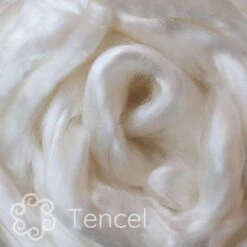 2oz Tencel Fiber: Natural White Undyed Combed Top Roving. Plant Based, Eco Friendly, Vegan 15 2oz Tencel Fiber: Natural White Undyed Combed Top Roving. Plant Based, Eco Friendly, Vegan -Michaels Stores 276114542080304