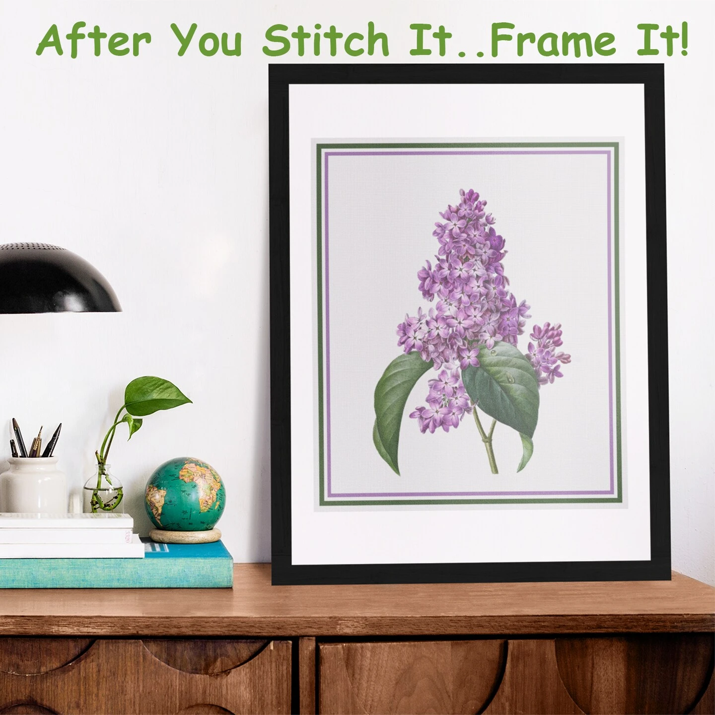 Lilac Flower Inspired By Pierre-Joseph Redoute Counted Cross Stitch Pattern 16 Lilac Flower Inspired By Pierre-Joseph Redoute Counted Cross Stitch Pattern - Image 14