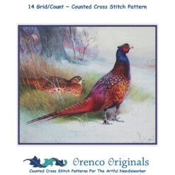 Old English Pheasant Bird By Archibald Thorburn Counted Cross Stitch Pattern -Michaels Stores 2808177693385 1