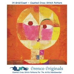 Senecio Detail-Square By Expressionist Artist Paul Klee Counted Cross Stitch Pattern 22 Senecio Detail-Square By Expressionist Artist Paul Klee Counted Cross Stitch Pattern -Michaels Stores 2808190243529 1