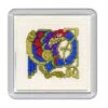 Textile Heritage Coaster Kit - Celtic Bird Multicolor