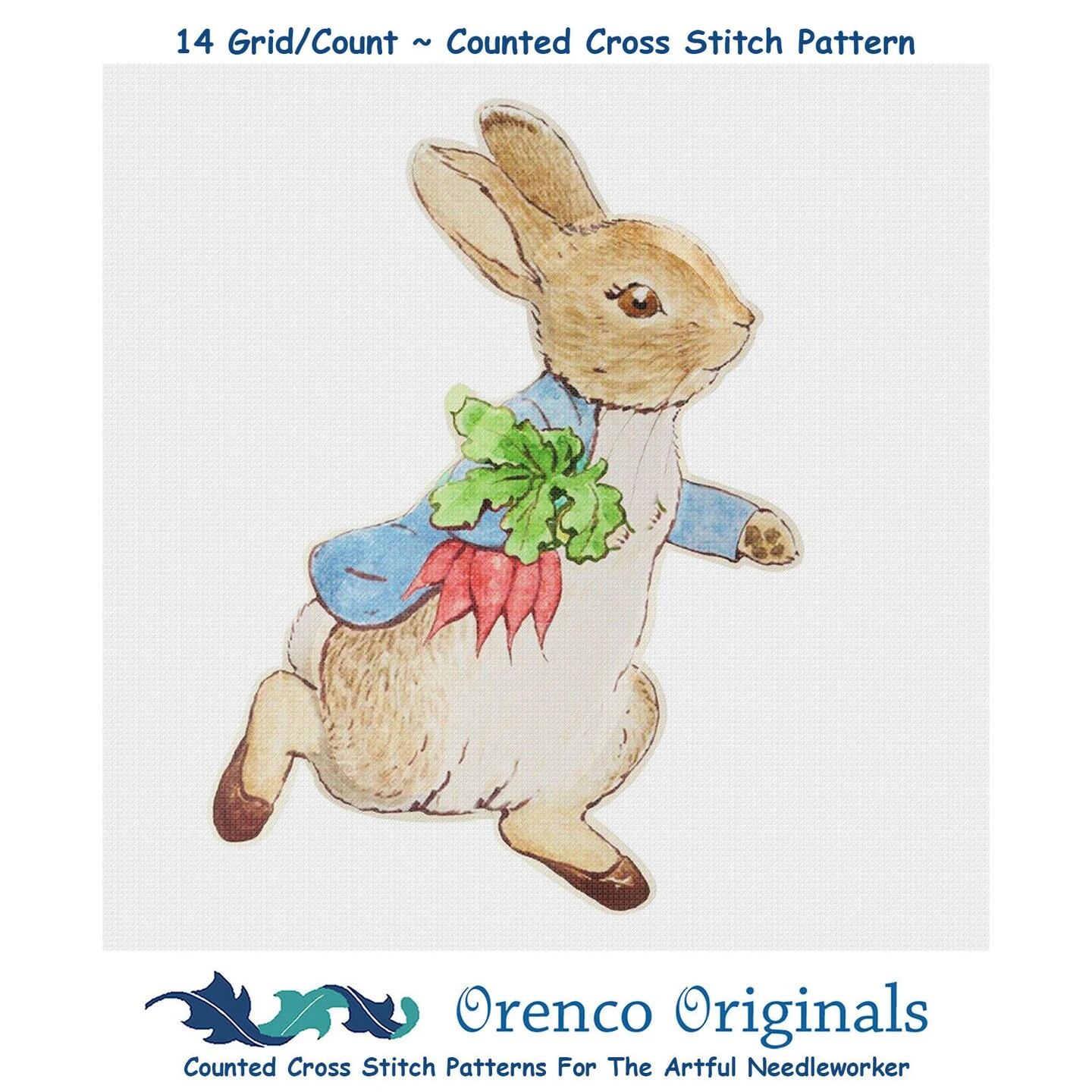 Beatrix Potter Peter Rabbit Brings Carrots Home Counted Cross Stitch Pattern 8 Beatrix Potter Peter Rabbit Brings Carrots Home Counted Cross Stitch Pattern - Image 6