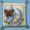 Textile Heritage Pincushion Counted Cross Stitch Kit - Butterflies & Buddleia Multicolor 1 Textile Heritage Pincushion Counted Cross Stitch Kit - Butterflies & Buddleia Multicolor -Michaels Stores 2808233226953