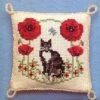 Textile Heritage Pincushion Counted Cross Stitch Kit - Poppy A Posy Of Cats Multicolor 2 Textile Heritage Pincushion Counted Cross Stitch Kit - Poppy A Posy Of Cats Multicolor -Michaels Stores 2808237421257