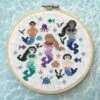 Mermaid Counted Cross Stitch Kit -Michaels Stores 28678033386144