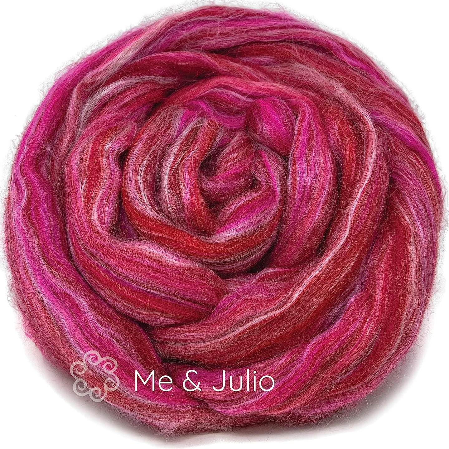 Silk Merino Blended Roving. Soft Combed Top Fiber For Spinning, Felting, & Fiber Arts. Me And Julio 3 Silk Merino Blended Roving. Soft Combed Top Fiber For Spinning, Felting, & Fiber Arts. Me And Julio