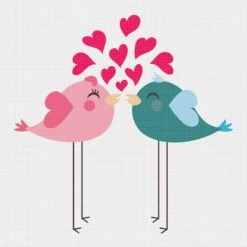 Contemporary Valentine Hearts Pink And Blue Long Leg Love Birds Sew So Simple Counted Cross Stitch Pattern 18 Contemporary Valentine Hearts Pink And Blue Long Leg Love Birds Sew So Simple Counted Cross Stitch Pattern -Michaels Stores 2878224006417