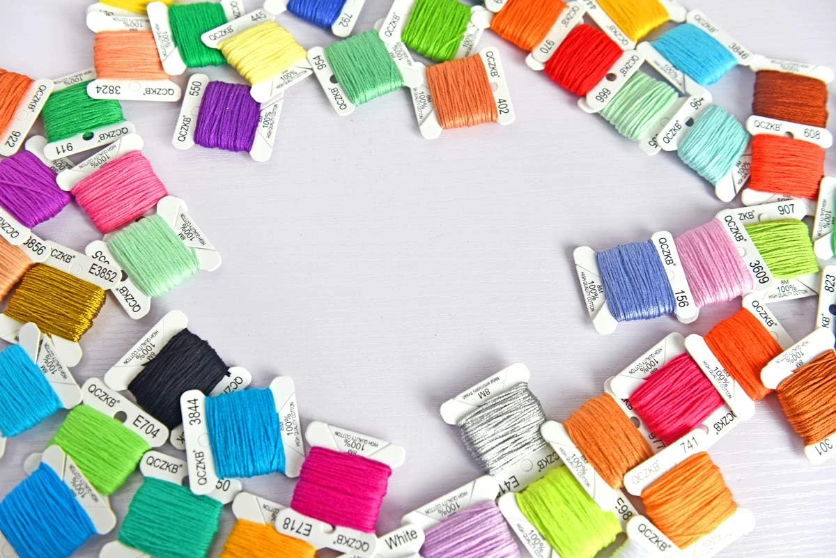 314.96 Inches - Rainbow Embroidery Floss String - Cross Stitch Thread(50) 6 314.96 Inches - Rainbow Embroidery Floss String - Cross Stitch Thread(50) - Image 4