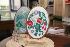 Maydear 4 Pack Embroidery Starter Kit With Pattern, Stamped Cross Stitch Kits For Beginners Adults With Embroidery Hoop And Instructions, Hand Embroidery Kit Cross Stitch Kits Stamped -Michaels Stores 289266371819184 2