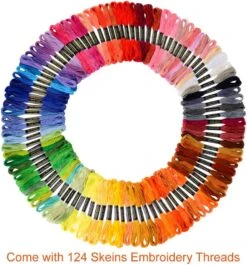 124 Skeins Embroidery Floss 19 124 Skeins Embroidery Floss -Michaels Stores 291716712088880