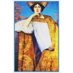 Art Nouveau Gustav Klimt Portrait Of Golden Woman Counted Cross Stitch Pattern 28 Art Nouveau Gustav Klimt Portrait Of Golden Woman Counted Cross Stitch Pattern -Michaels Stores 292604362865 2