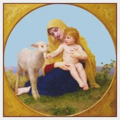 William Bouguereau's Madonna And The Lambs Counted Cross Stitch Chart Pattern 28 William Bouguereau's Madonna And The Lambs Counted Cross Stitch Chart Pattern -Michaels Stores 292613091249 2