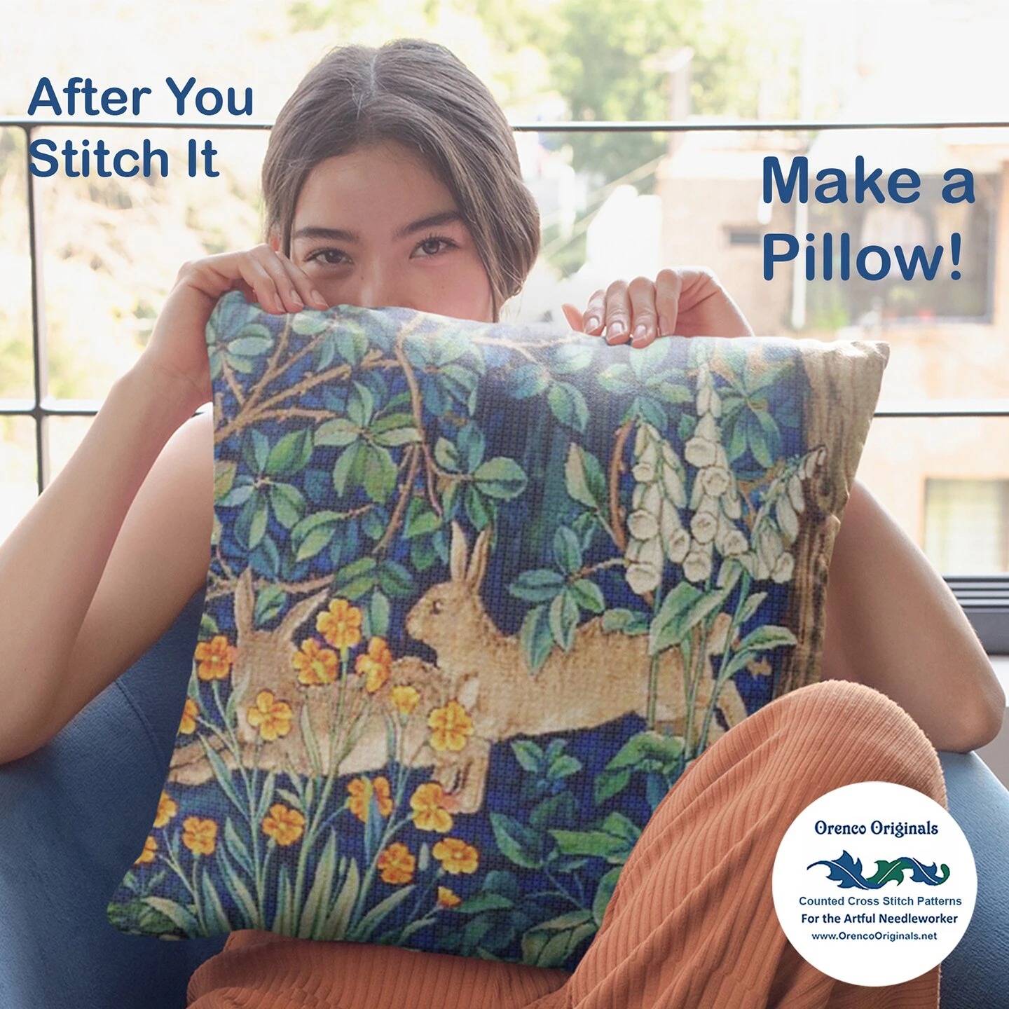 Forest Rabbits Design By William Morris And Company Counted Cross Stitch Pattern 5 Forest Rabbits Design By William Morris And Company Counted Cross Stitch Pattern - Image 3